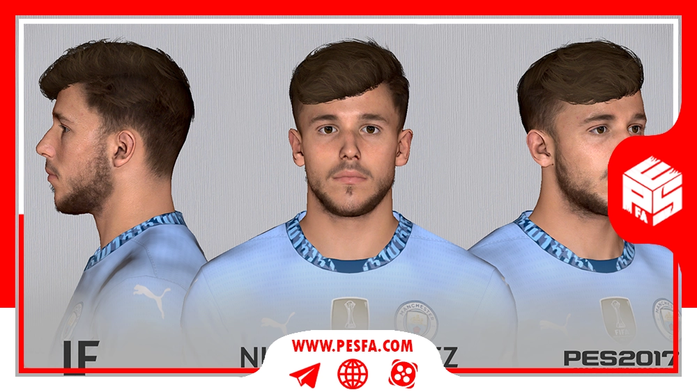 دانلود فیس Nico González برای PES 2017