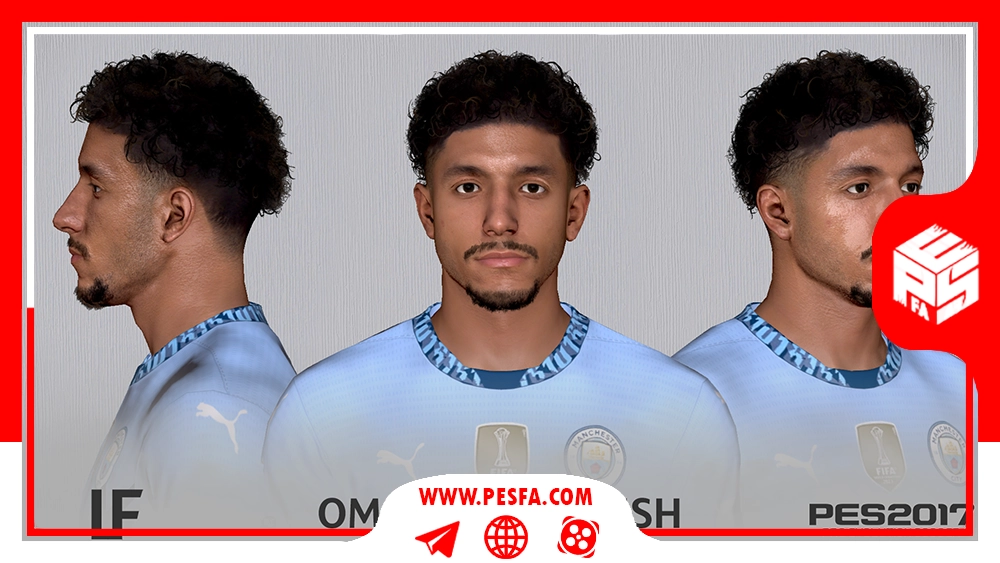 دانلود فیس Omar Marmoush برای PES 2017