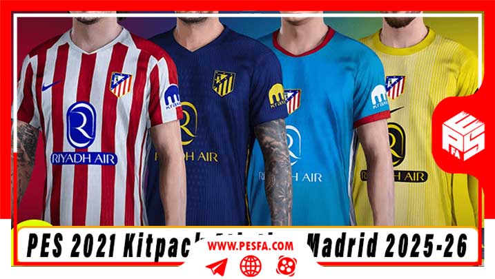 دانلود کیت پک Atletico Madrid 2025-26