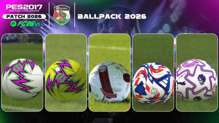 پچ Next Season Patch 2026 - FC26 Patch V1.0 برای pes 2017