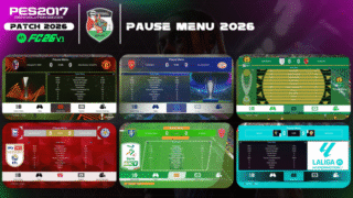 پچ Next Season Patch 2026 - FC26 Patch V1.0 برای pes 2017
